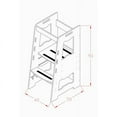 thumbnail image 5 of Minera 2 - Step Stool, Anti-Slip Protection, Wooden Toddler Counter by Nipperland, 5 of 5
