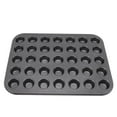 thumbnail image 1 of Nonstick Muffin Baking Pan, Nonstick Mini Muffin Pans Great Durability  For Kitchen 35 Grids, 1 of 8