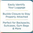 thumbnail image 6 of (4 pack) Protege 2 Pack Mini Luggage Tags in Teal and Orange, 6 of 13