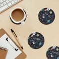 thumbnail image 6 of Xecao Space for MDF Cork Coaster 4 Pcs,Drink Coasters,Suit for House Warming Gifts New Home ,Coffee Table Decor-Round Shape, 6 of 7