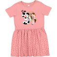 thumbnail image 3 of Inktastic I'm Three-cowgirl Riding Horse Birthday Girls Toddler Dress, 3 of 5