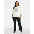 thumbnail image 2 of Terra & Sky Women's Plus Graphic Sweatshirt, Greatest Hits Logo, Sizes 0X-5X, 2 of 5