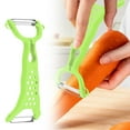thumbnail image 3 of Vegetable Graters and Peelers Double Sided Functional Stainless Steel Fruit and Vegetable Cutter with Ergonomic Handle Easy to Use and Durable, 3 of 3