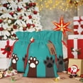 thumbnail image 5 of Fuzoiu Cute Cat Paw And Dog Print Christmas Gift Bag,Burlap Gift Bag with Drawstring Closure & Hang Tag,Perfect for Holidays, Birthdays, and Special Occasions-Small, 5 of 7