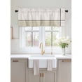 thumbnail image 2 of Valances for Windows Abstract Gemoetric Rod Pocket Cafe Window Treatments Valance Curtains for Kitchen Bathroom Laundry Basement Windows 42"x12", 2 of 9