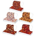 thumbnail image 2 of HUGFEGWE 50Pcs Fall Disposable Adults Face Masks,3 Ply Protective Disposable Face Masks with Maple Leaf Thanksgiving Designs (Fall/Thanksgiving K) CJB91-40796, 2 of 8