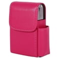 thumbnail image 1 of Estuche de cuero sintético rosa para encendedor, porta cigarrillos, billetera unisex, estuche con soporte para encendedor, 1 of 5