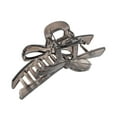 thumbnail image 5 of Unique Bargains 1 Pc Fashionable Tie Design Hair Clips for Home Clear Gray, 5 of 5