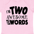 thumbnail image 4 of Inktastic I'm Two Awesome for Words 2nd birthday Boys or Girls Baby Bodysuit, 4 of 5