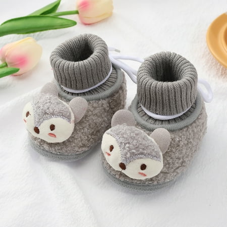 

Wesracia Baby Shoes Baby Girls Boys Soft Booties Snow Boots Infant Toddler Warming Shoes