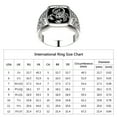 thumbnail image 4 of Dalazy Durable And Stylish Scorpion Ring For Men Gift For Any Occasion Rings For Men Finger Ring Men Ring Punk Fashion Silver Size 12, 4 of 6