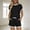 Black, variant on MAIHAN Women's 2 Piece Knitted Lounge Set 2 Piece Outfits Sleeveless Tie Tank Top Elastic Drawstring Shorts Casual Shorts Suits for Women 2026 Casual Two-Piece Outfit