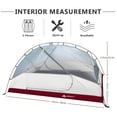 thumbnail image 3 of Carpa para Mochilero Forceatt para 2 Personas, Impermeable, 3-4 Estaciones, 3 of 8