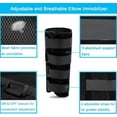 thumbnail image 3 of Elbow Brace Splint for Kids Immobilizer Stabilizer for Ulnar Nerve Entrapment & Cubital Tunnel Syndrome, Adjustable Elbow Nighttime Support, Keep Arm Straight for Sleeping (S), 3 of 5