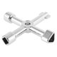 thumbnail image 1 of 2 uds llave triangular cruzada llave multifunción para caja de Gas de agua eléctrica (plata) 72mm TUNC Sencillez, 1 of 5