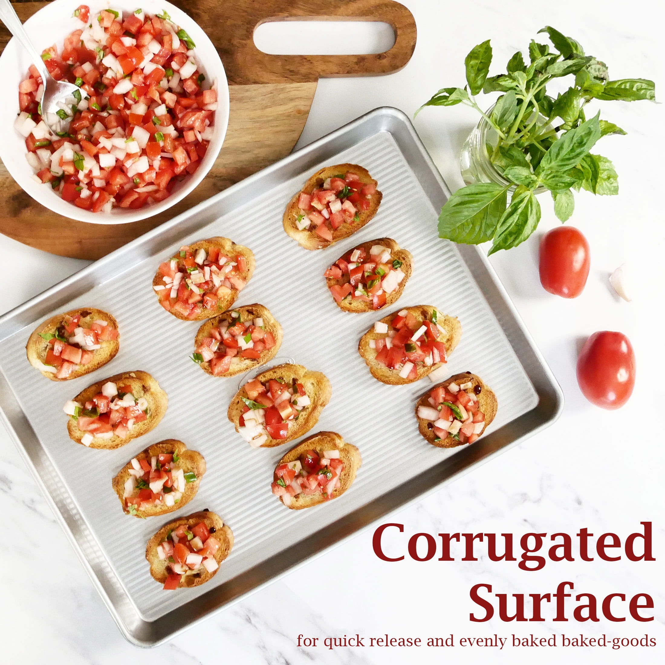 (3 pack) USA Pan Half Sheet Pan