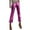 Hot Pink, variant on Fsqjgq Women's Pants Vacation Bottoms Boho Pants for Women Gold Black Work Pants for Women 2024 Fashion Casual PU Pants Straight Leather Pants Solid Pants Cargo Pants Wide Leg Trousers L