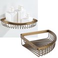 thumbnail image 4 of Corner Shower Caddy, Shower Shelves Triangular Rust Proof Brass Wall Mounted  For Bathroom, 4 of 8