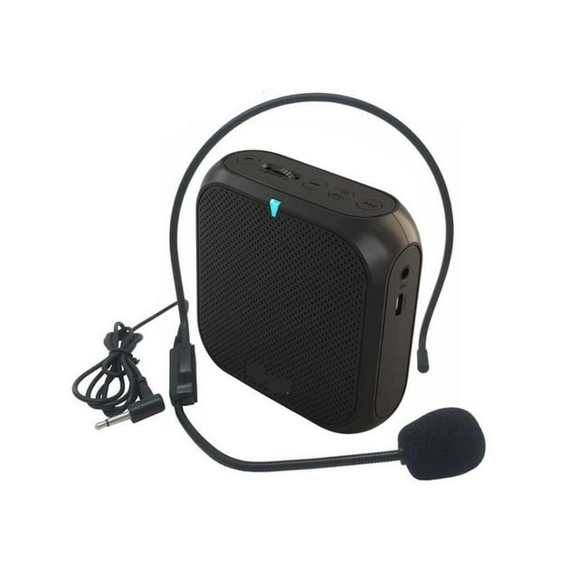 Voice Amplifier Megaphone Booster With Wired Microphone Loudspeaker Speaker FM Radio MP3 Teacher Training ,Clear Sound Quality