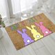 thumbnail image 4 of Teissuly Easter Doormat Easter Eggs Rabbit Entryway Front Porch Rugs Anti-skid Bottom Floor Indoor Outdoor Carpet for Home Patio Home Decor (40*60cm) Teissuly WER202401276321, 4 of 7