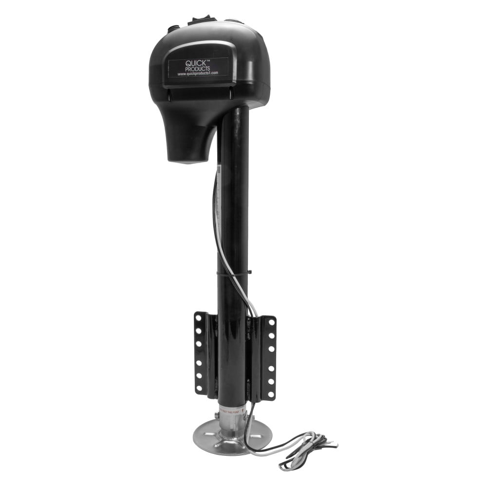 Quick Products JQ3500SMB Power AFrame Electric Tongue Jack with Side