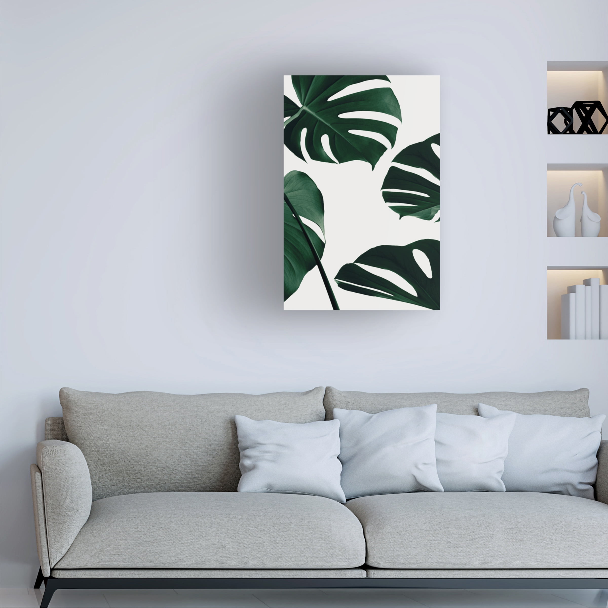 1x Studio III 'Monstera Natural 20' Canvas Art