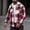 Wine, variant on FDGIU Men's 2025 Flannel Lined Plaid Jacket - Button Down Hooded Flannel, Winter Workwear with Fleece Lining, Outdoor Shirt Coat