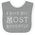 thumbnail image 3 of Inktastic I Love You Most Ardently Austen Girls Baby Bib, 3 of 4