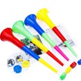 thumbnail image 1 of HEALEEP 10Pcs Plastic Telescopic Trumpet 3 Section Design with Loud Whistle Suitable for Promotions, 1 of 8