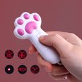 thumbnail image 3 of Cat Teaser Stick Usb Charging Funny Multi-pattern Cat Claw Footprint Infrared Kitten Toys, 3 of 8