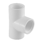 Lesso America 405-012 , Plumbing, PVC Pipe Fitting, Tee, SCH40, 1-1/4"
