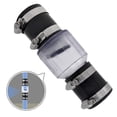 thumbnail image 3 of Silent Pump Check Valve Spring-Loaded Baffle Prevents Sewage Backflow with Clamp, 3 of 4