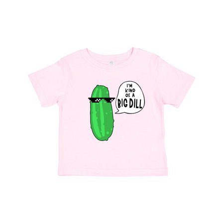 

Inktastic I m Kind of a Big Dill Pickle with Sunglasses Gift Toddler Boy or Toddler Girl T-Shirt