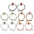 thumbnail image 1 of 10 piezas de lazos para el cabello con dibujos de dinosaurios pequeños para niñas, accesorios para el cabello elásticos, 1 of 6