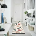 thumbnail image 4 of Yayeee Runner Rug for Bedroom 2'x6' Machine Washable Hallway Non Slip Mat, Beige Christmas Candy Canes, 4 of 8