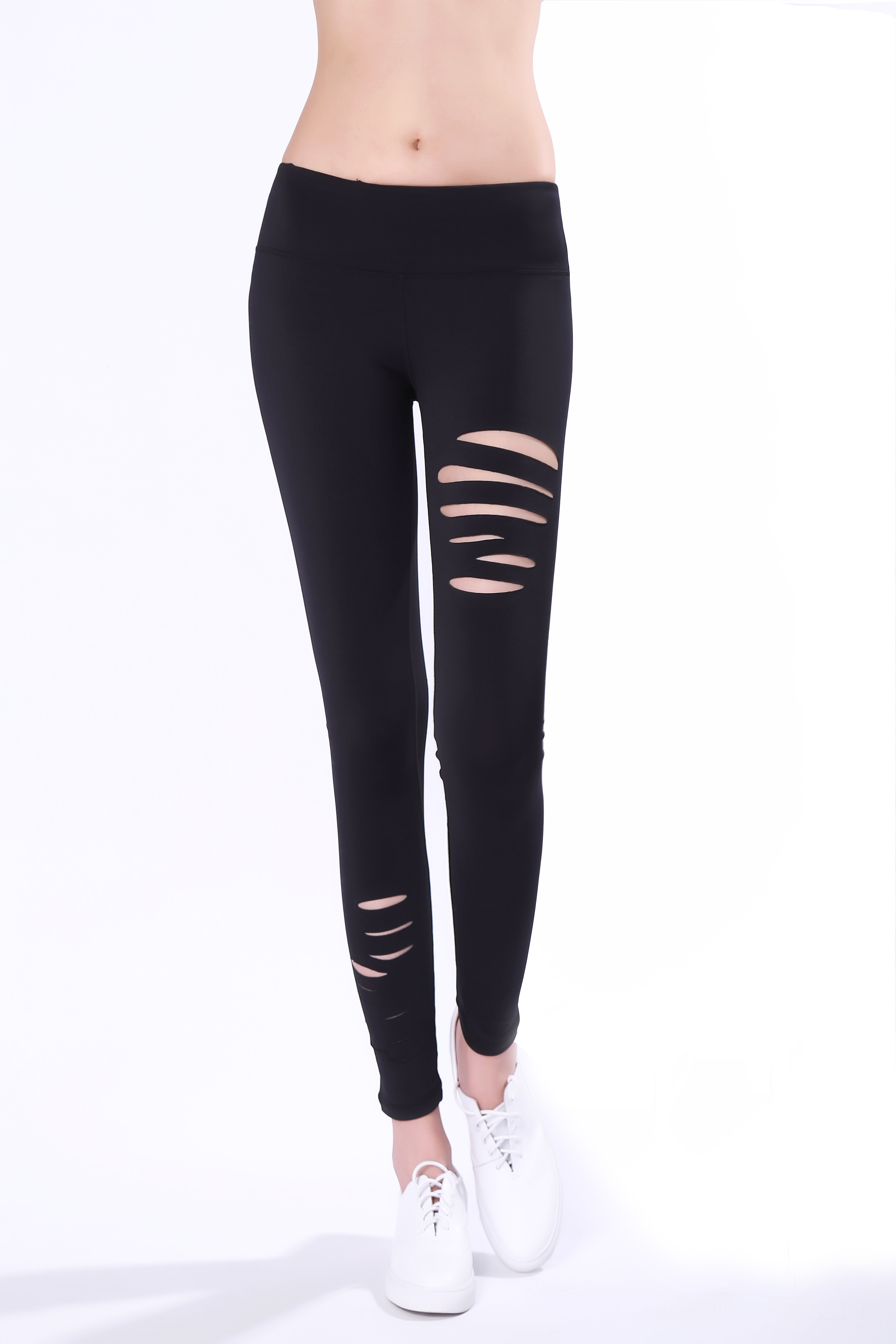 girls black yoga pants