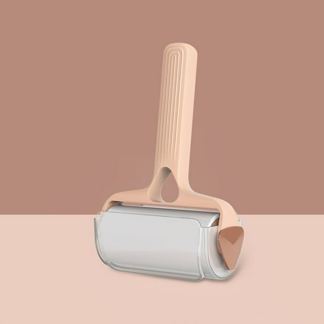 Vwrxbz Rouleau avec Couvercle Rouleau Adhésif pour Cheveux Rouleau Ménager pour Enlever les Poils Déchirable Rouleau Adhésif