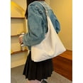 thumbnail image 6 of Deago Hobo Bags for Women Soft PU Leather Crossbody Shoulder Handbag Stylish Slouchy Tote Purses, White, 6 of 7