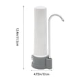 thumbnail image 2 of Fichiouy Countertop Water Filter 2-Stage Counter Top Water Filtration System with Washable Filter, 2 of 16