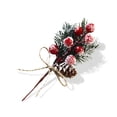 thumbnail image 1 of Bewildely Cono de pino Artificial para decoración navideña, rama de árbol de pino Artificial para decoración de fiesta en casa DIY Type6 NO6, 1 of 6