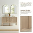 thumbnail image 6 of Blaise 60" Double Wood Vanity in Light Oak with Grain White Engineered Stone Top, 6 of 17