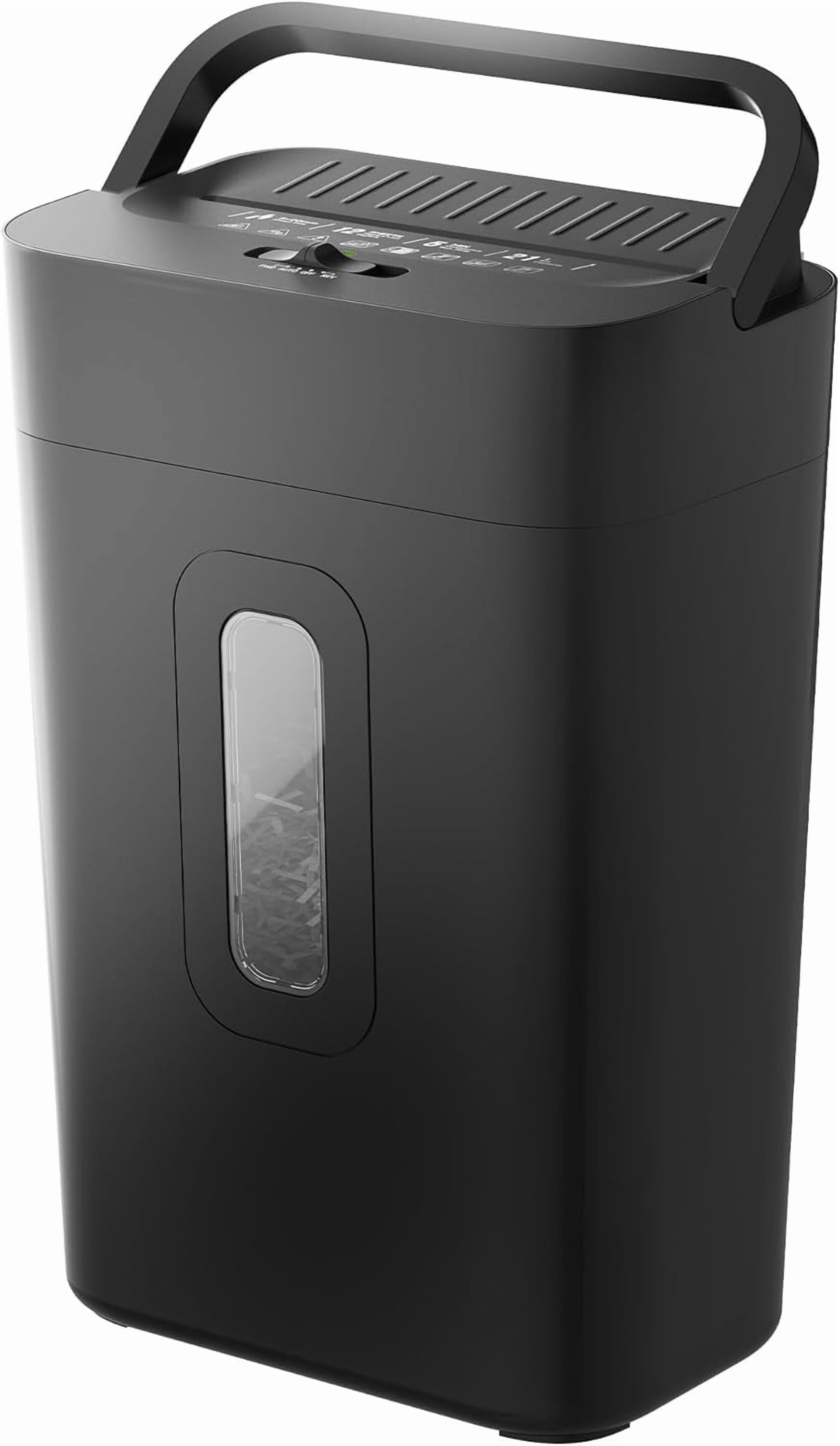 HP LC8 8-Sheet Cross Cut Manual Shredder with Basket , White