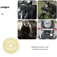 thumbnail image 3 of PENIKOKO 1Set Beige Plastic Water Pump Gear for Engine Repair Cooling System Efficiency 5.5x5.5x0.7in, 3 of 8