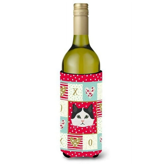 Ragamuffin Cat Wine Bottle Beverage Insulator Hugger