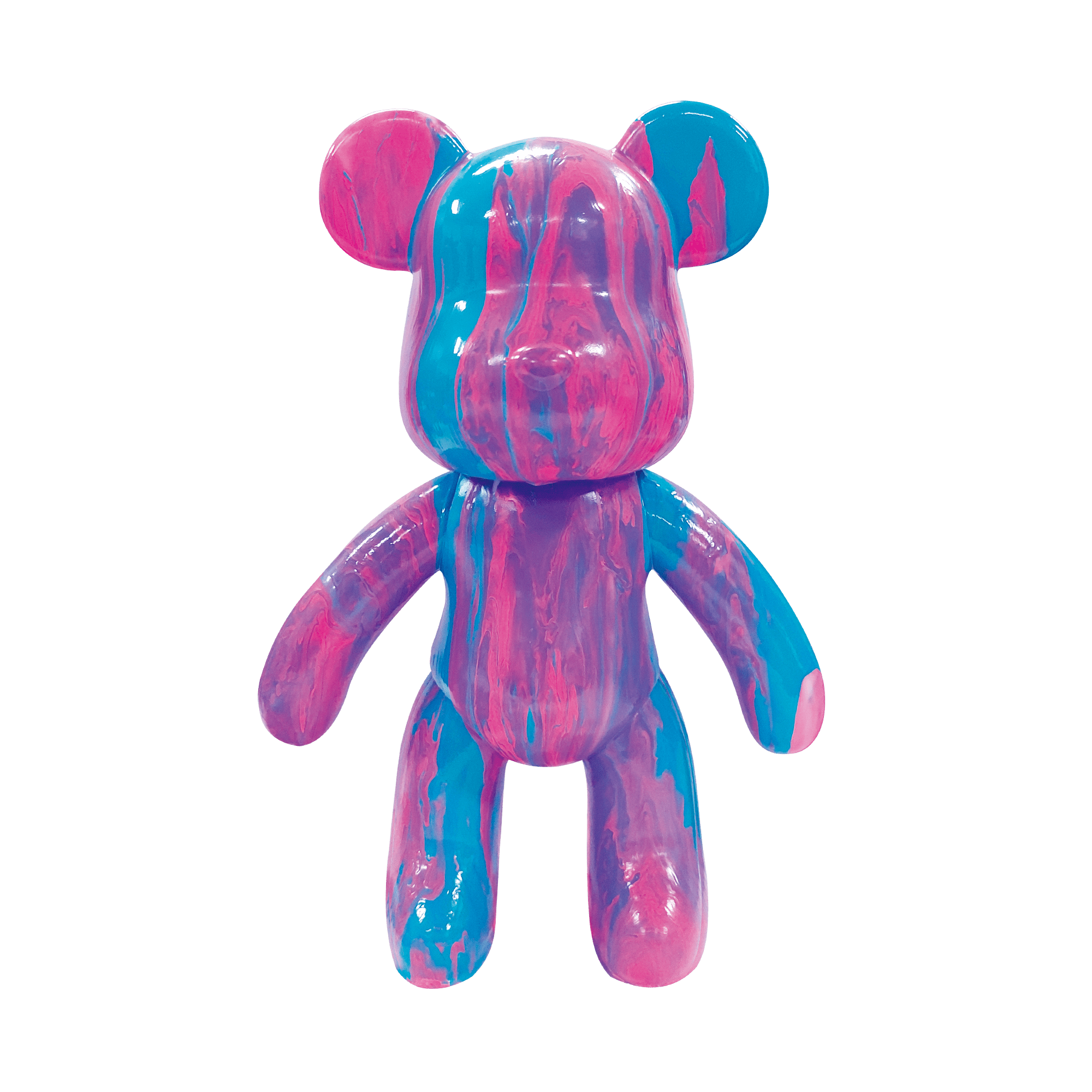 Pour Palz 9” Bear, Berry Blast, DIY Paint & Pour Craft Kit for Kids Ages 5+