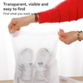 thumbnail image 3 of relayinert 20Pcs Shoe Bag Drawstring Reusable Storage Multi-use Non-woven Travel Pouch Drying Dust Covers Household Storing Shoes L/32*48cm, 3 of 9