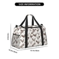 thumbnail image 3 of Fotbe Chickens Bolsa de Viaje con Estampado, Bolsa de Fin de Semana para Mujer con Compartimento para Zapatos, Bolsa de Gimnasio con Bolsillo Húmedo, 3 of 7