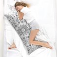 thumbnail image 4 of Boho Long Body Pillow Cover – Soft & Breathable Ethnic Fabric, Hidden Zipper, 20"x54", Stylish Abstract Tribal Print – Gift for Side Sleepers, Pregnancy, Home Decor, 4 of 7