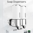 thumbnail image 3 of Manually Lotion Soap Dispenser, Wall Mount Compact Shower Pump Dispenser Easy Install Large Capacity  for Hotel, 3 of 7