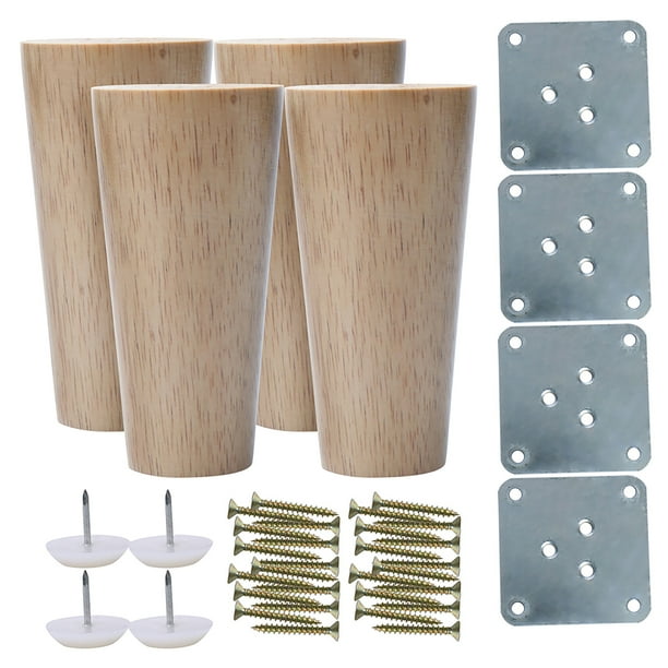 4Pack 5" Height Adjuster wood Chair Furniture Leg Walmart